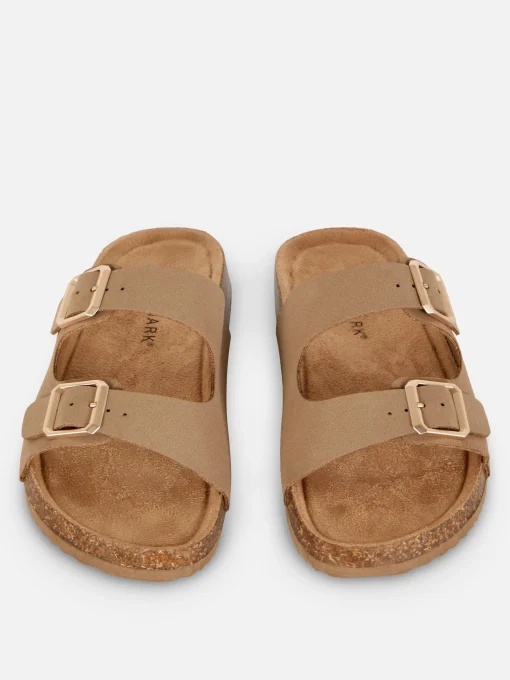 Double Strap Footbed Sandals