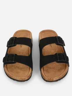 Double Strap Footbed Sandals