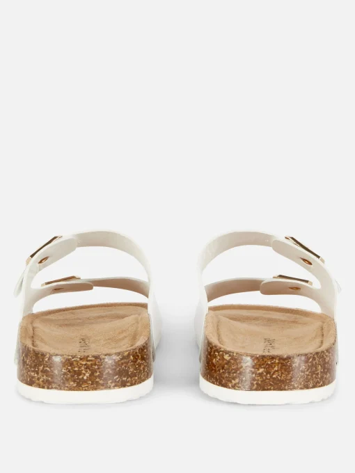 Double Strap Footbed Sandals