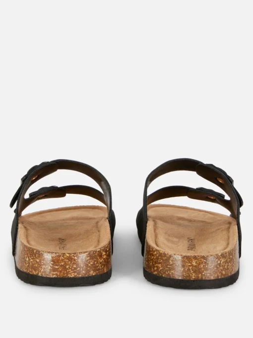 Double Strap Footbed Sandals