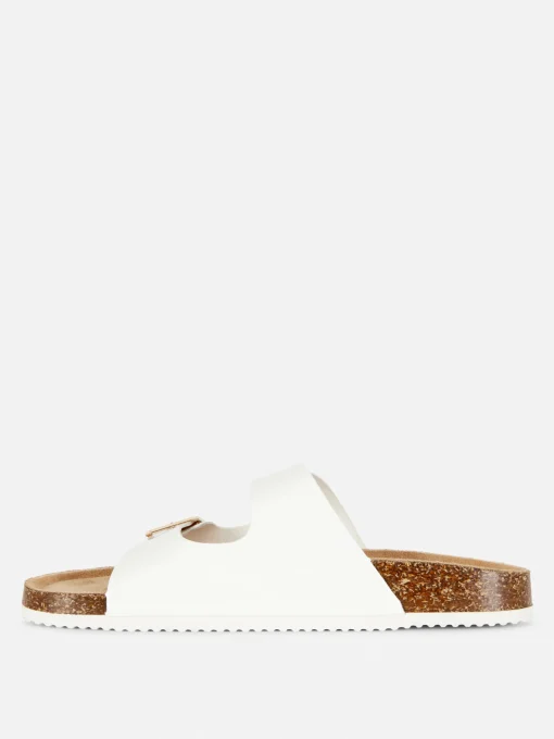 Double Strap Footbed Sandals