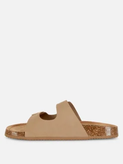 Double Strap Footbed Sandals