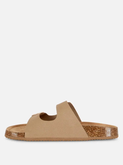 Double Strap Footbed Sandals