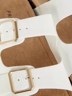 Double Strap Footbed Sandals