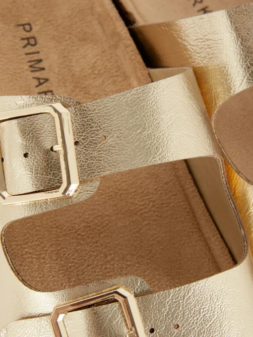 Double Strap Footbed Sandals