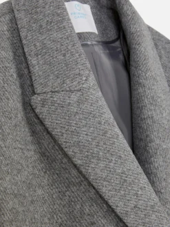 Double-Breasted Twill Coat