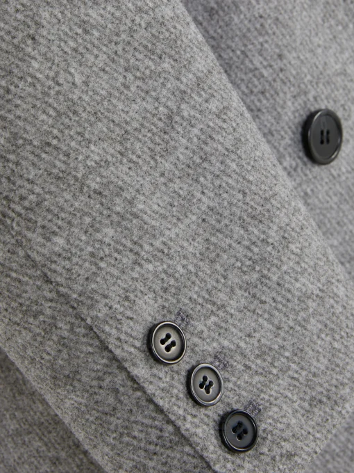 Double-Breasted Twill Coat