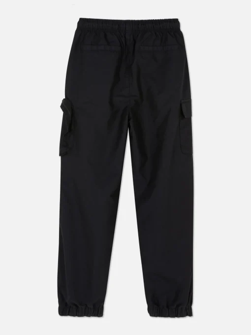 Drawstring Cuffed Cargo Joggers