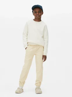 Drawstring Denim Joggers