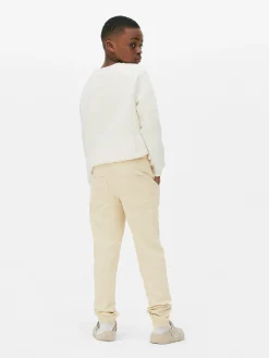 Drawstring Denim Joggers