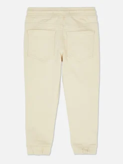 Drawstring Denim Joggers