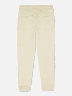 Drawstring Denim Joggers