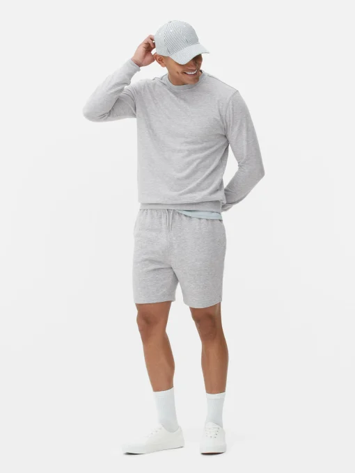 Drawstring Jersey Shorts