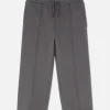 Drawstring Wide Leg Joggers