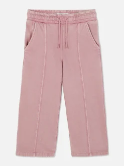 Drawstring Wide Leg Joggers