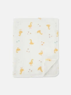 Duck Print Baby Blanket