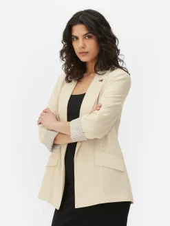 Edge-to-Edge Tailored Blazer