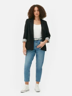 Edge-to-Edge Tailored Blazer