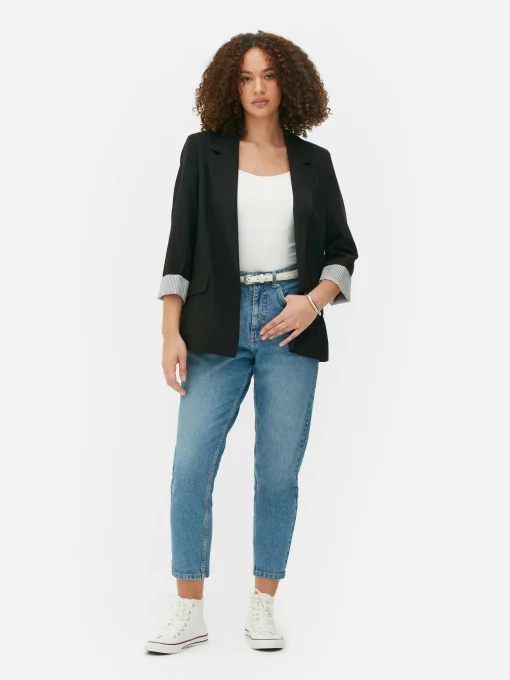 Edge-to-Edge Tailored Blazer