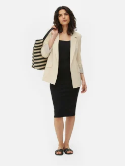 Edge-to-Edge Tailored Blazer