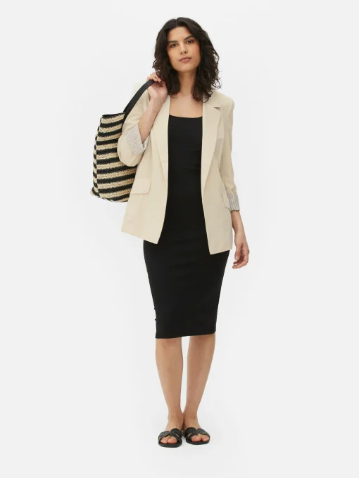 Edge-to-Edge Tailored Blazer
