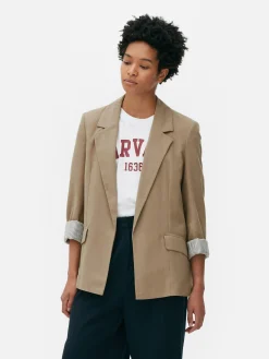 Edge-to-Edge Tailored Blazer