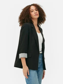 Edge-to-Edge Tailored Blazer