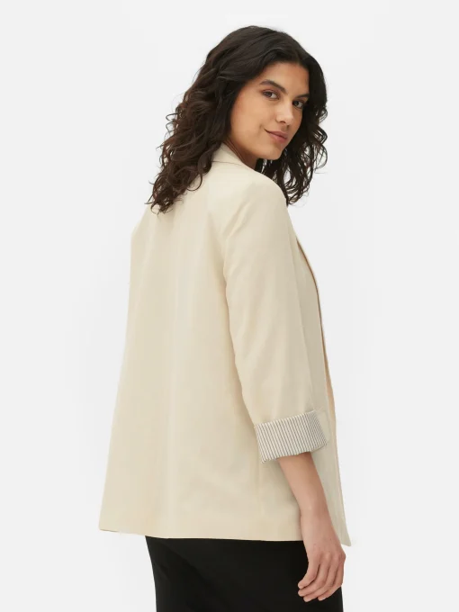 Edge-to-Edge Tailored Blazer