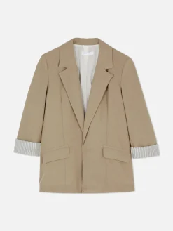 Edge-to-Edge Tailored Blazer