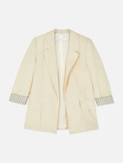 Edge-to-Edge Tailored Blazer