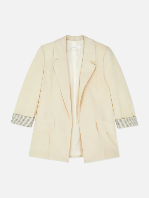 Edge-to-Edge Tailored Blazer