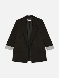 Edge-to-Edge Tailored Blazer