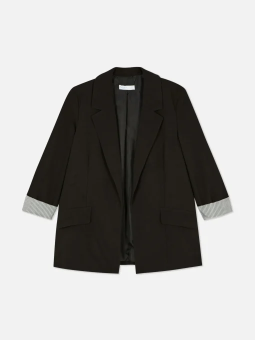 Edge-to-Edge Tailored Blazer