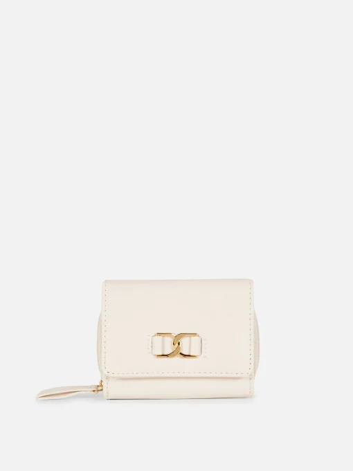 Embellished Faux Leather Purse