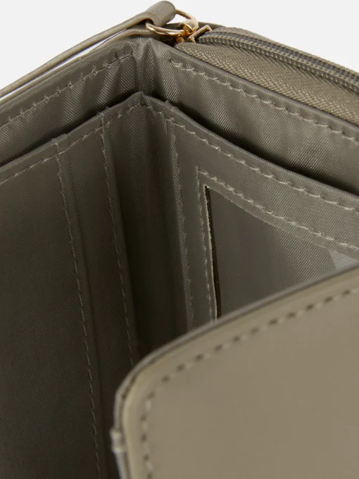 Embellished Faux Leather Purse