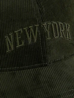 Embroidered Corduroy Baseball Cap