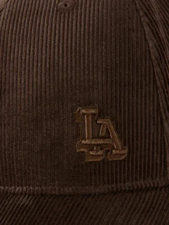 Embroidered Corduroy Baseball Cap