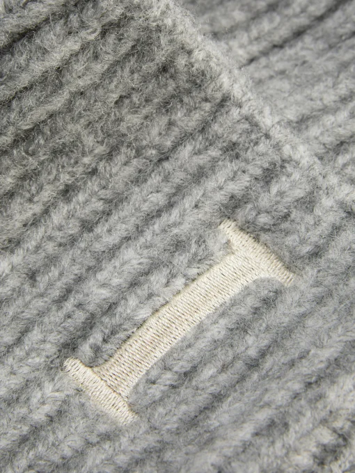 Embroidered Initial Knit Headband