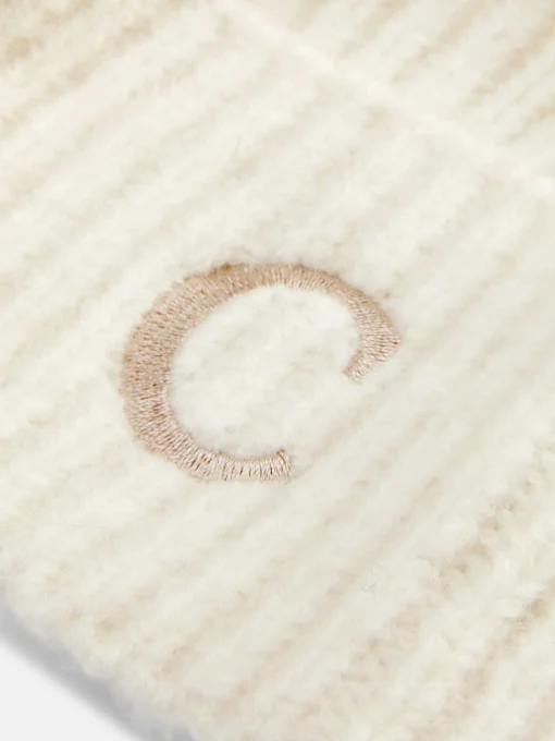 Embroidered Initial Knit Headband
