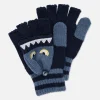 Embroidered Knit Gloves