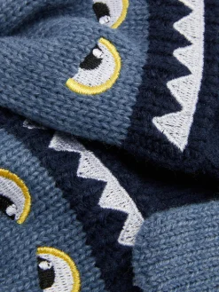 Embroidered Knit Gloves