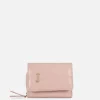Faux Croc Initial Purse