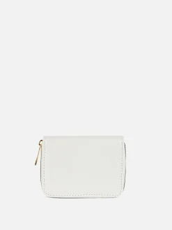 Faux Croc Zip Purse
