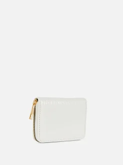 Faux Croc Zip Purse