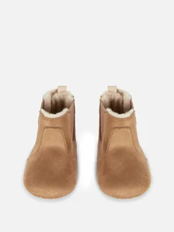 Faux Fur Baby Booties