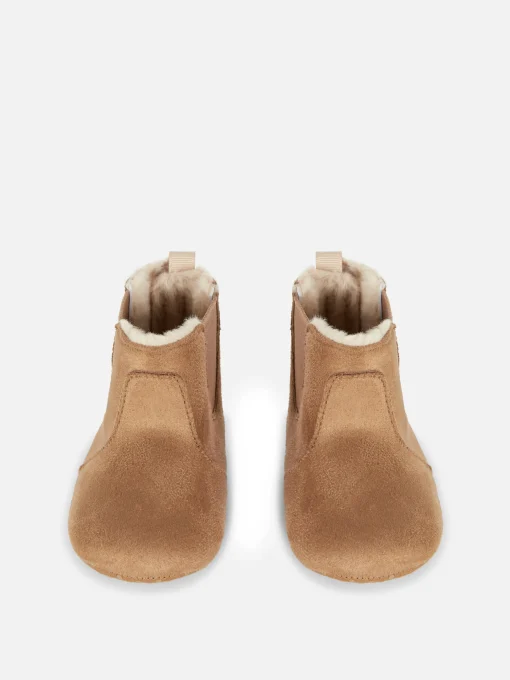 Faux Fur Baby Booties