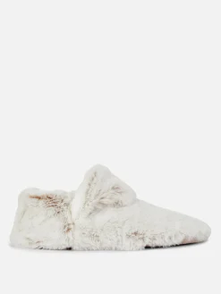 Faux Fur Fleece Lined Slippers
