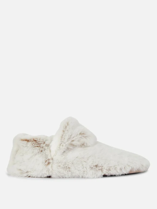 Faux Fur Fleece Lined Slippers