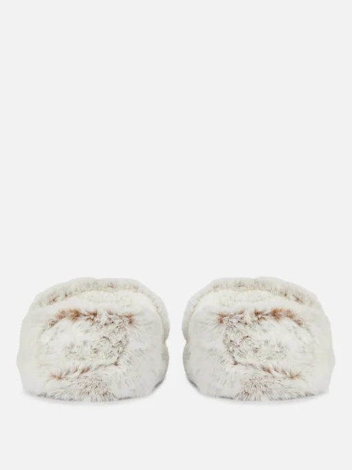 Faux Fur Fleece Lined Slippers