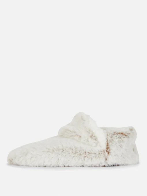 Faux Fur Fleece Lined Slippers
